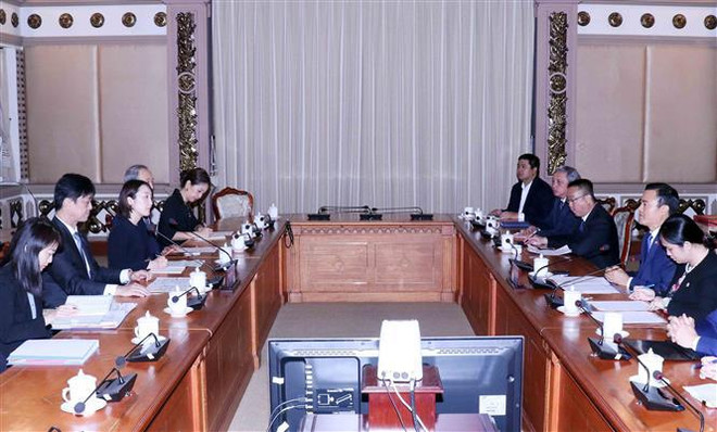 HCM City leader welcomes Japanese vice foreign minister ảnh 2 HCM City leader welcomes Japanese vice foreign minister ảnh 2