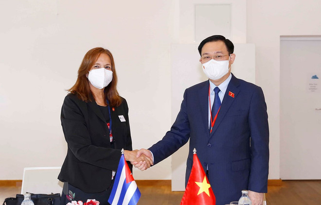 NA Chairman meets Cuba’s legislator in Austria ảnh 1 NA Chairman meets Cuba’s legislator in Austria ảnh 1