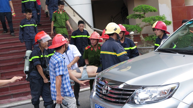 One people dead in fire at Hai Phong TV station ảnh 1 One people dead in fire at Hai Phong TV station ảnh 1