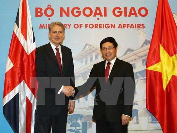 Vietnam, UK mull over ways to foster strategic partnership ảnh 1 Vietnam, UK mull over ways to foster strategic partnership ảnh 1