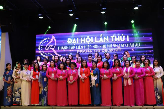 Vietnamese women federation in Europe launched ảnh 1