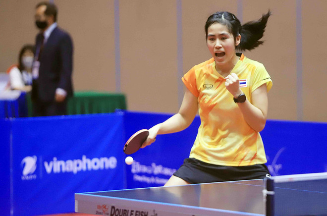 SEA Games 31: Thai players advance to women's table tennis final ảnh 1 SEA Games 31: Thai players advance to women's table tennis final ảnh 1