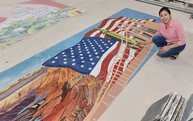 Mural depicting Vietnam-US friendship inaugurated ảnh 1 Mural depicting Vietnam-US friendship inaugurated ảnh 1