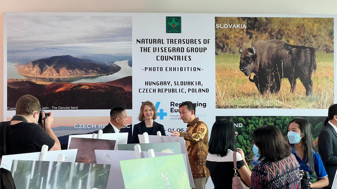 Photo exhibition spotlights friendship between Central European countries and Vietnam ảnh 1
