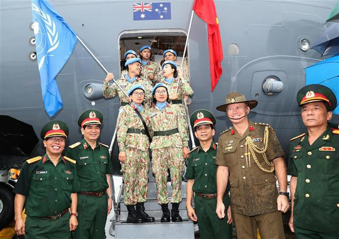 2nd detachment of Level-2 Field Hospital No. 4 leave for UN peacekeeping missions ảnh 1 2nd detachment of Level-2 Field Hospital No. 4 leave for UN peacekeeping missions ảnh 1