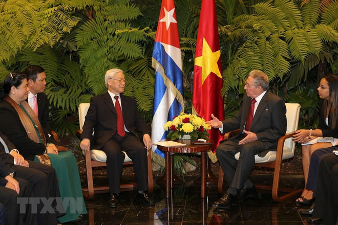 Vietnam, Cuba issue joint statement ảnh 1 Vietnam, Cuba issue joint statement ảnh 1