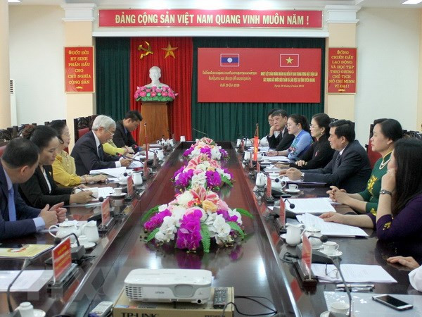 Tuyen Quang hosts Lao Front for National Construction officials ảnh 1