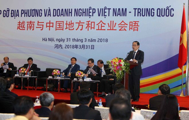 Hanoi meeting links Vietnam-China localities, businesses ảnh 1 Hanoi meeting links Vietnam-China localities, businesses ảnh 1