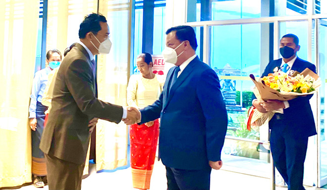 Hanoi officials pay working visit to Cambodia ảnh 1 Hanoi officials pay working visit to Cambodia ảnh 1