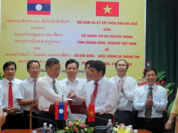 Vietnamese, Lao localities bolster communications links ảnh 1