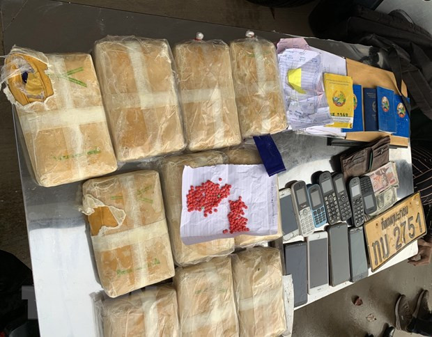 Vietnamese, Lao localities jointly bust cross-border drug trafficking ring ảnh 1