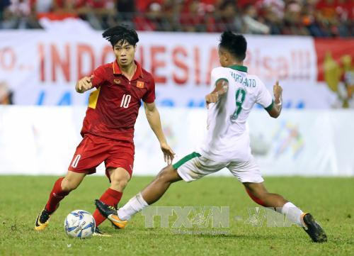 SEA Games 29: Cong Phuong named top goal scorer ảnh 1