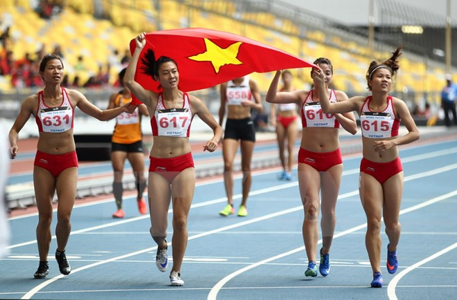SEA Games 29: Vietnam at top in athletics ảnh 1 SEA Games 29: Vietnam at top in athletics ảnh 1