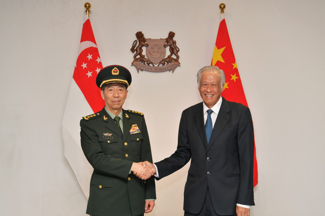 Singapore, China sign MOU to establish secure defence hotline ảnh 1