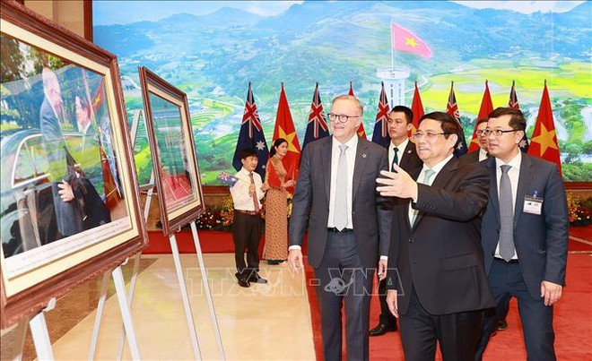 Vietnamese, Australian PMs announce talks outcomes ảnh 3 Vietnamese, Australian PMs announce talks outcomes ảnh 3