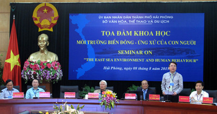 Impact on East Sea environment discussed ảnh 1 Impact on East Sea environment discussed ảnh 1