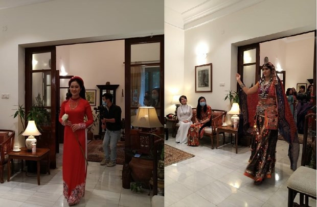 Seminar highlights Vietnamese, Indian traditional costumes’ grace ảnh 1 Seminar highlights Vietnamese, Indian traditional costumes’ grace ảnh 1