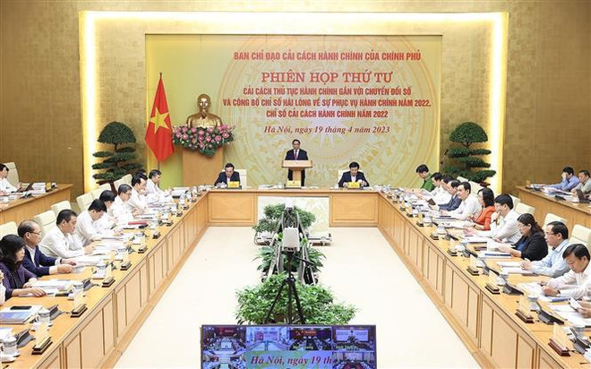 PM chairs meeting of Government’s Administrative Reform Steering Committee ảnh 2 PM chairs meeting of Government’s Administrative Reform Steering Committee ảnh 2