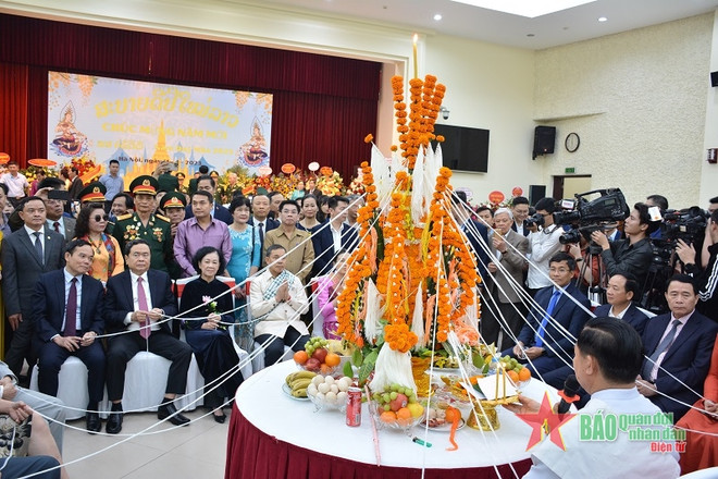 Lao Embassy in Vietnam celebrates traditional New Year ảnh 1