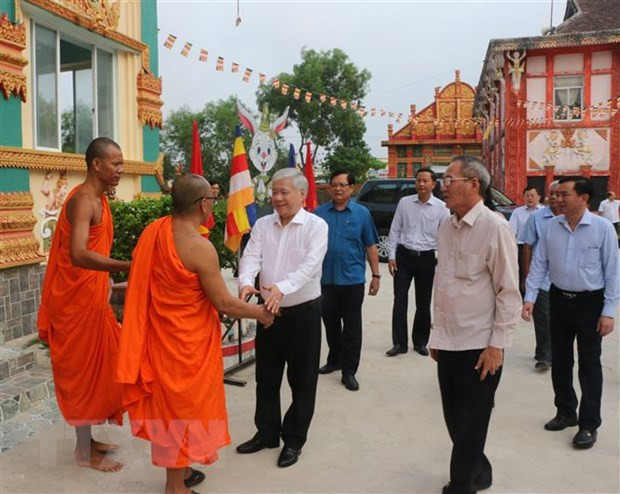 Front official joins Khmer ethnic people's traditional new year festival ảnh 1 Front official joins Khmer ethnic people's traditional new year festival ảnh 1