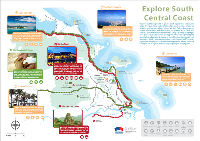 Map of tourism products in Vietnam’s central coast launched ảnh 1 Map of tourism products in Vietnam’s central coast launched ảnh 1