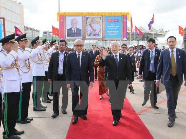 Party leader encourages Vietnam-Cambodia local-level cooperation ảnh 1 Party leader encourages Vietnam-Cambodia local-level cooperation ảnh 1