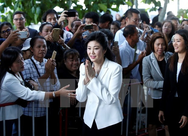 Thai ex-PM attends hearing for rice-pledging scheme ảnh 1