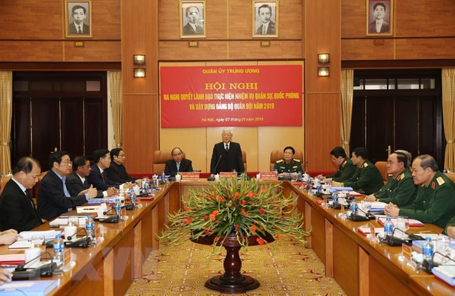Resolution issued on building army’s Party committee in 2019 ảnh 1