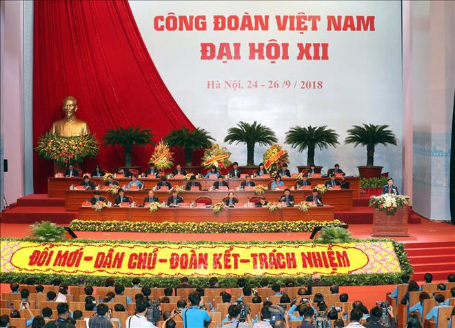 12th Vietnam trade union congress kicks off in Hanoi ảnh 1