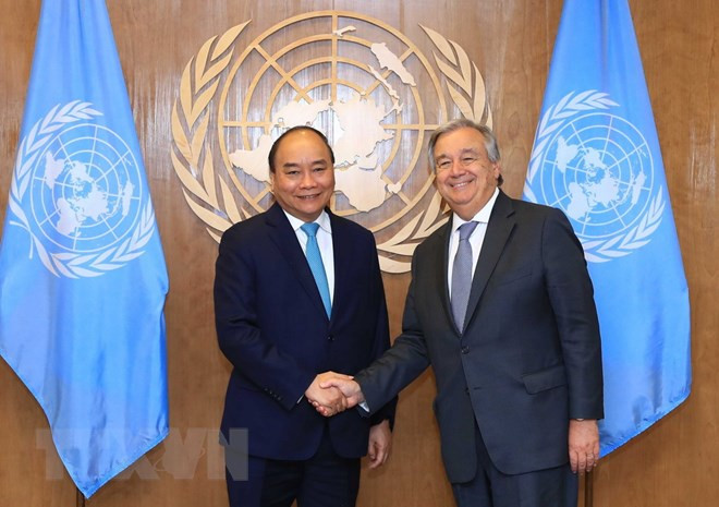 Prime Minister Nguyen Xuan Phuc meets with UN leaders ảnh 2