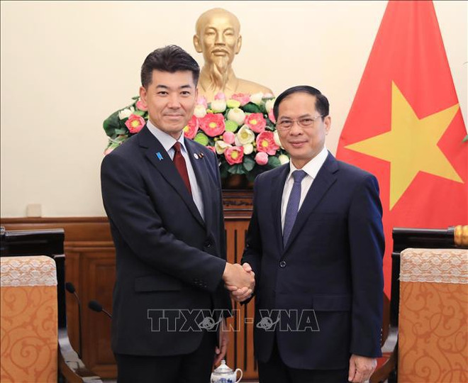 Foreign Minister hosts Japanese CDP leader ảnh 1 Foreign Minister hosts Japanese CDP leader ảnh 1