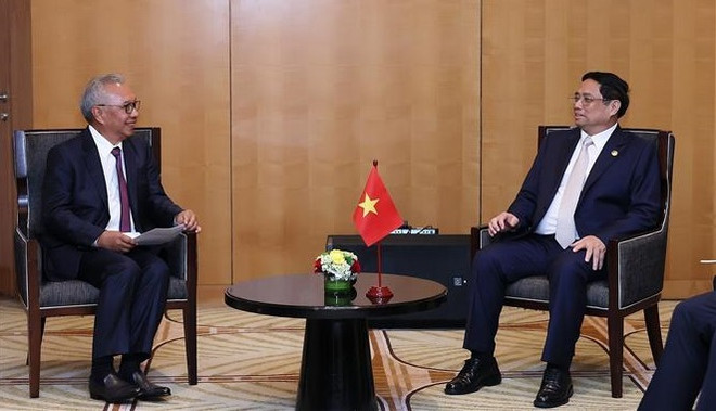 PM meets representatives from Indonesian enterprises, organisation ảnh 1 PM meets representatives from Indonesian enterprises, organisation ảnh 1