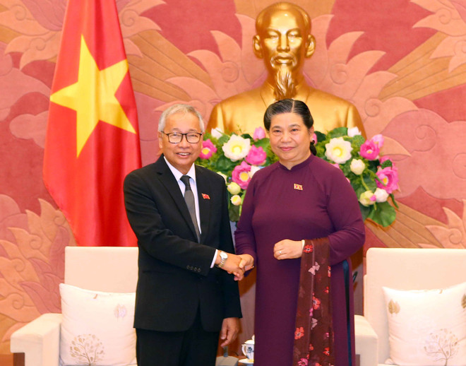 Officials of Myanmar’s ruling party visit Vietnam ảnh 1 Officials of Myanmar’s ruling party visit Vietnam ảnh 1