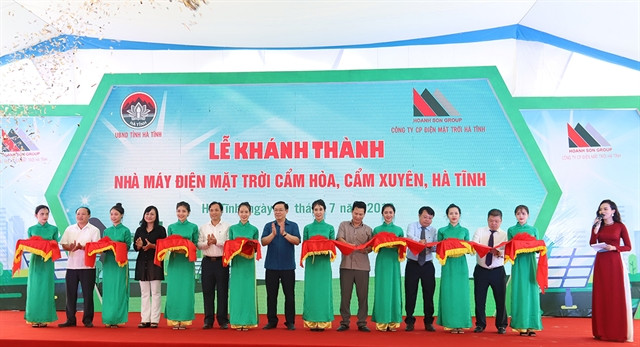 First solar power plant inaugurated in Ha Tinh province ảnh 1