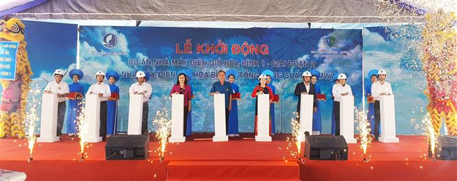 Construction of over 5.2-trillion-VND wind farms begins in Bac Lieu ảnh 1