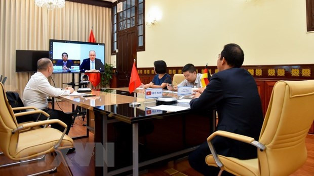 Deputy Foreign Minister holds online talk with German official ảnh 1 Deputy Foreign Minister holds online talk with German official ảnh 1