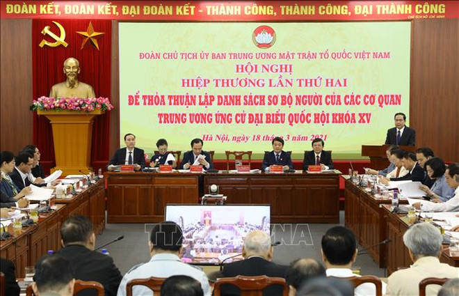 15th NA election: Presidium of VFF Central Committee holds second consultative conference ảnh 1 15th NA election: Presidium of VFF Central Committee holds second consultative conference ảnh 1