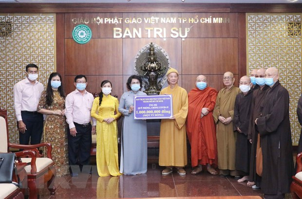 HCM City Buddhist Sangha joins COVID-19 prevention efforts ảnh 1 HCM City Buddhist Sangha joins COVID-19 prevention efforts ảnh 1