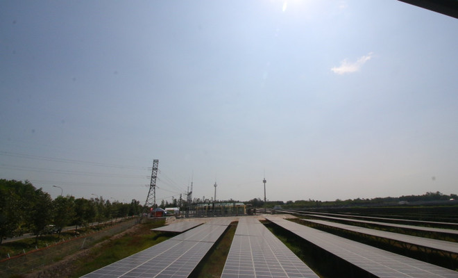 Mekong Delta’s first solar power plant underway in Hau Giang ảnh 1 Mekong Delta’s first solar power plant underway in Hau Giang ảnh 1