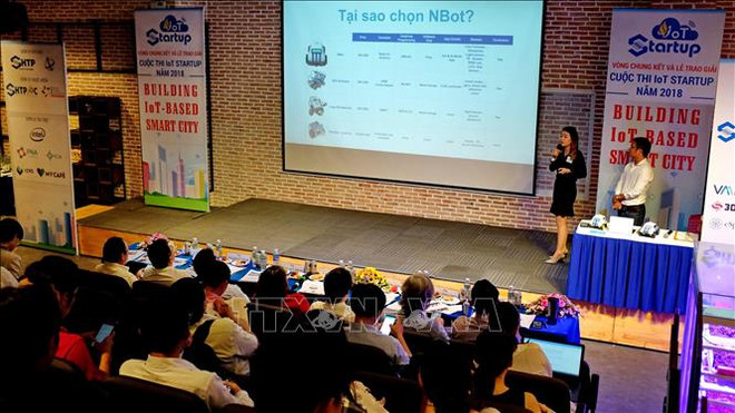 Final round of IoT start-up competition held in HCM City ảnh 1
