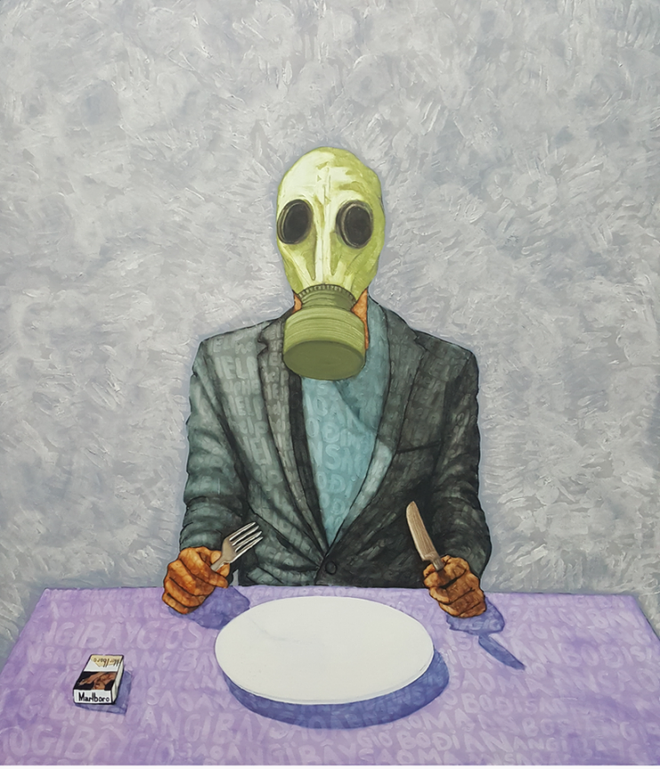 Art exhibition shines pollution effects on human ảnh 1