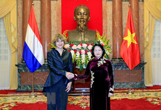 Acting President hosts newly-appointed ambassadors from EU countries ảnh 1 Acting President hosts newly-appointed ambassadors from EU countries ảnh 1