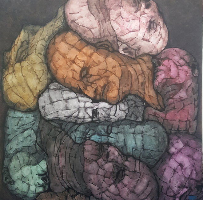 Art exhibition shines pollution effects on human ảnh 4