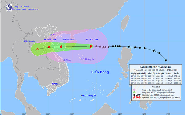 Central localities asked to brace for Storm Kompasu ảnh 2 Central localities asked to brace for Storm Kompasu ảnh 2