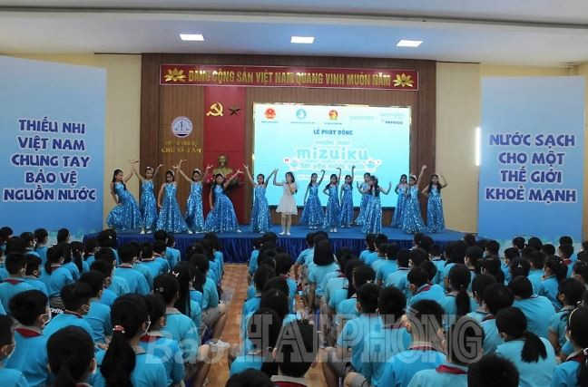 Water resources protection programme for schools launched in Hai Phong ảnh 1 Water resources protection programme for schools launched in Hai Phong ảnh 1