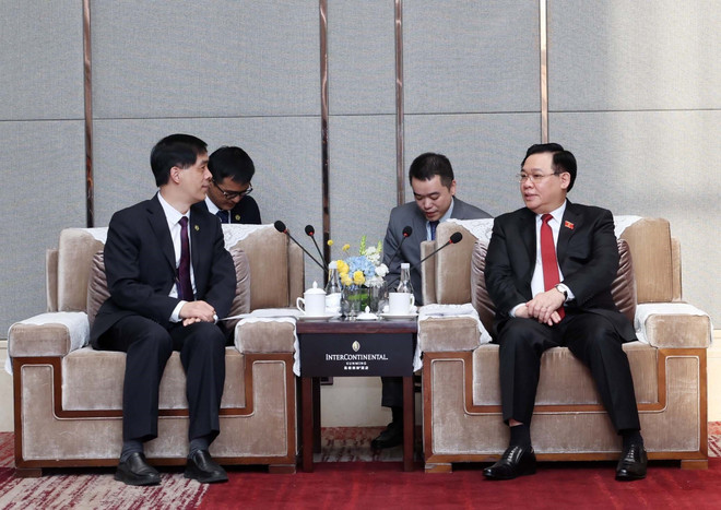 NA Chairman receives leaders of Chinese corporations ảnh 3 NA Chairman receives leaders of Chinese corporations ảnh 3