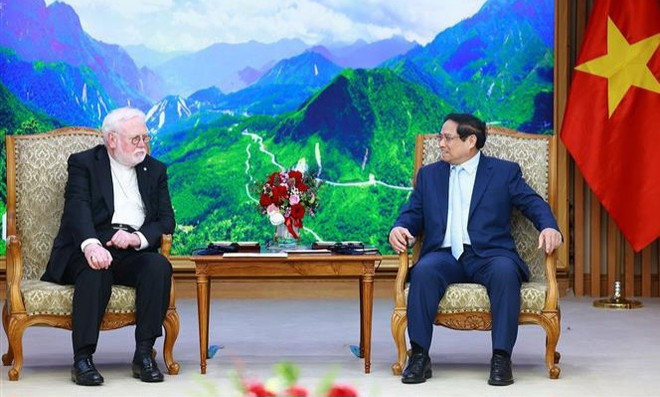 Prime Minister hosts Vatican foreign minister ảnh 1 Prime Minister hosts Vatican foreign minister ảnh 1