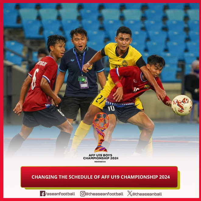 Football: AFF U19 championship 2024 rescheduled ảnh 1