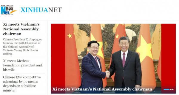 Chinese media spotlights Vietnamese top legislator’s China visit ảnh 1 Chinese media spotlights Vietnamese top legislator’s China visit ảnh 1