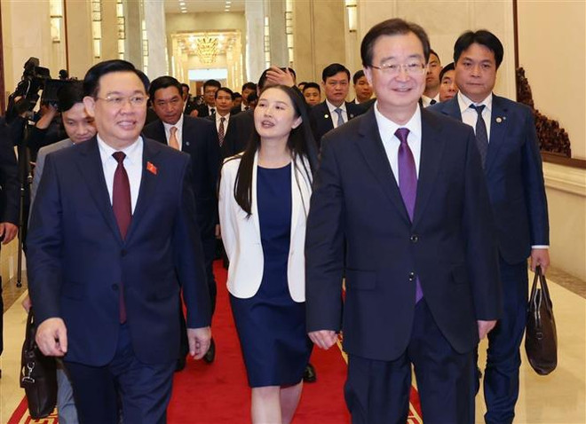 NA Chairman receives Secretary of Yunnan Provincial Party Committee ảnh 1 NA Chairman receives Secretary of Yunnan Provincial Party Committee ảnh 1